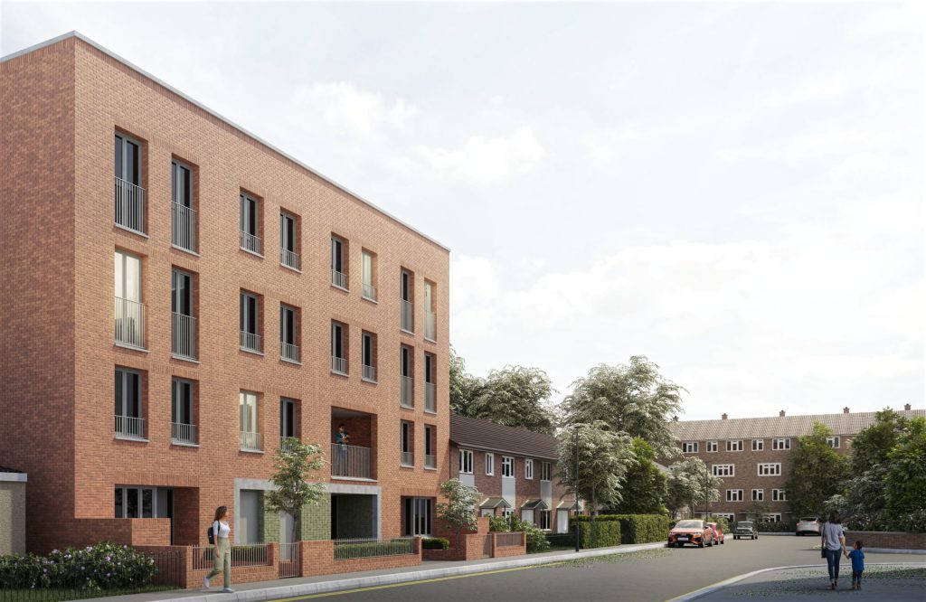 Image of proposed building in Newham