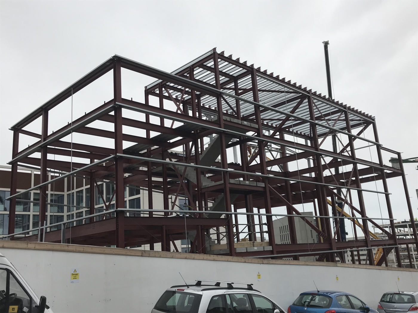 Newcastle Energy Centre…from BIM to steel frame