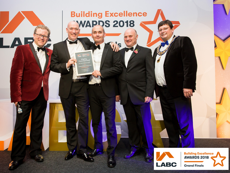 Gateshead Energy Centre is Highly Commended at National LABC Awards