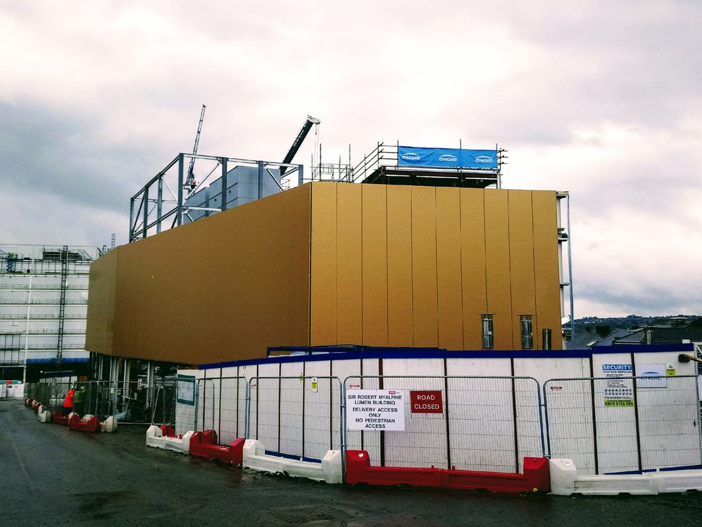 External facade nearing completion at Newcastle Energy Centre…