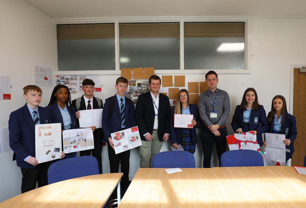 Success for Pupils at Careers Fair Design Competition….